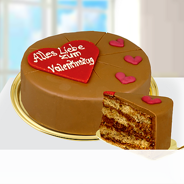 Torte "Alles Liebe zum Valentinstag" Torte "Alles Liebe zum Valentinstag"