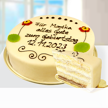 Große Konditorei-Marzipantorte Große Konditorei-Marzipantorte