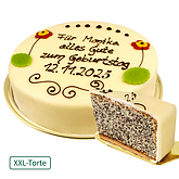 Große Konditorei-Mohntorte
