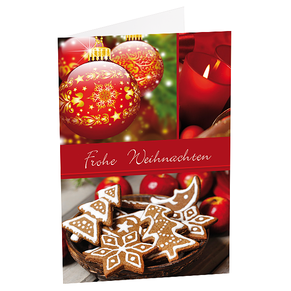 Grußkarte "Frohe Weihnachten"