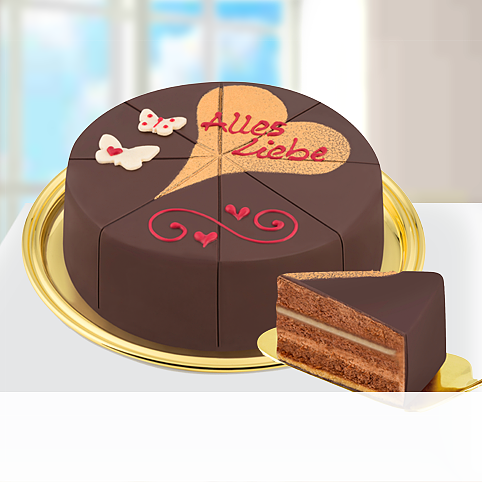 Dessert-Torte „Alles Liebe“