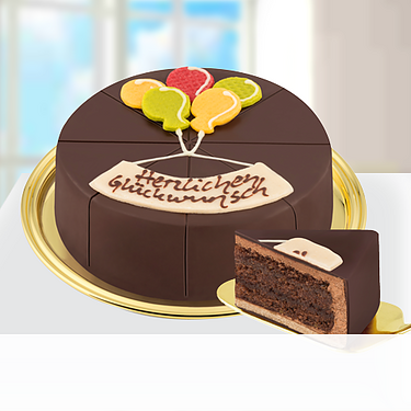 Dessert-Torte "Herzlichen Glückwunsch" Dessert-Torte "Herzlichen Glückwunsch"