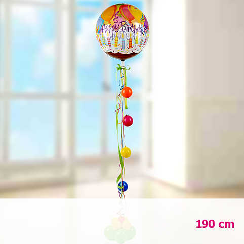 Riesenballon-Präsent Happy Birthday