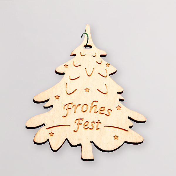 Weihnachtsbaumschmuck „Frohes Fest“