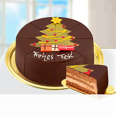Dessert-Torte "Frohes Fest" Dessert-Torte "Frohes Fest"