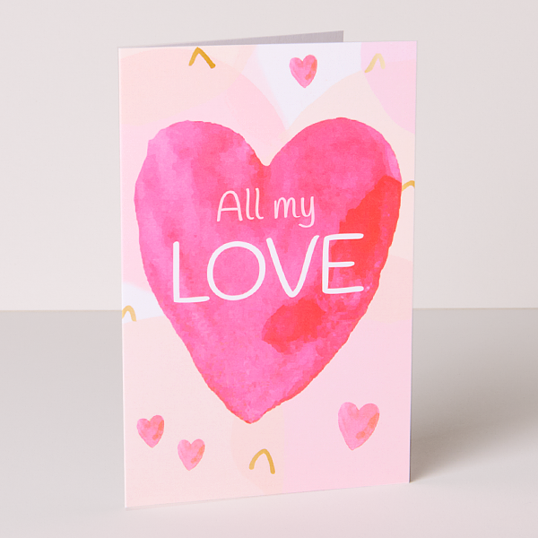 Motivkarte „All my Love“
