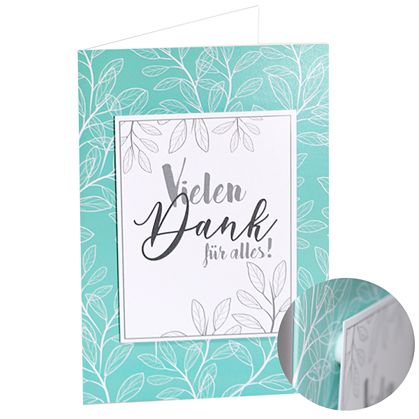 3D-Motivkarte „Vielen Dank für alles“