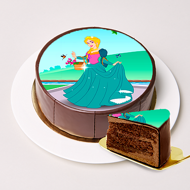 Motiv-Torte Prinzessin