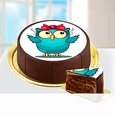 Motiv-Torte Eule