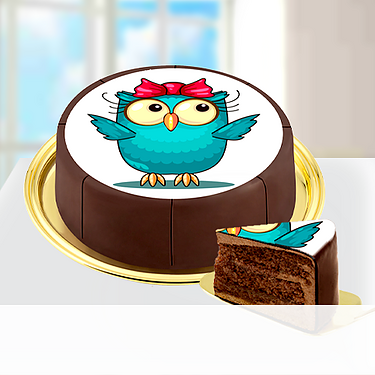 Motiv-Torte "Eule" Motiv-Torte "Eule"