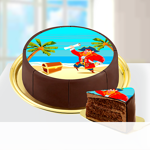 Motiv-Torte Pirat