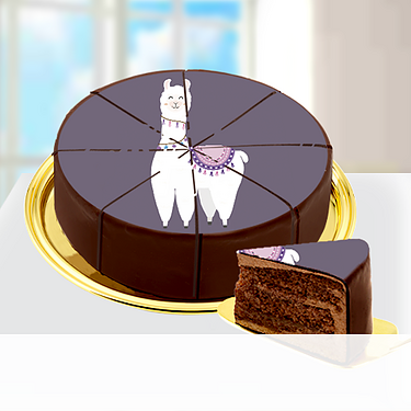 Motiv-Torte "Lama" Motiv-Torte "Lama"
