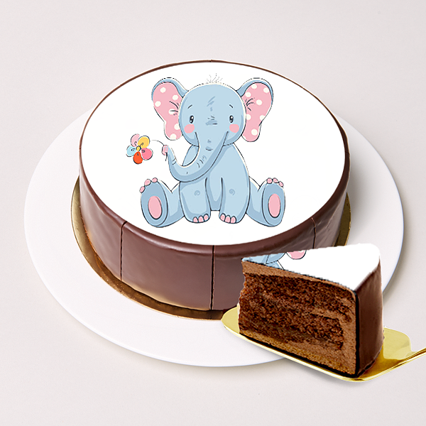 Motiv-Torte Elefant