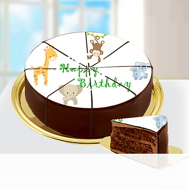 Motiv-Torte "Zootiere" Motiv-Torte "Zootiere"