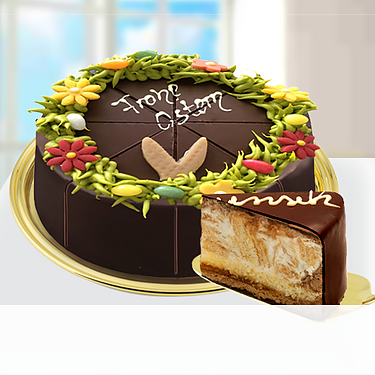 Eierlikörtorte "Frohe Ostern" Eierlikörtorte "Frohe Ostern"