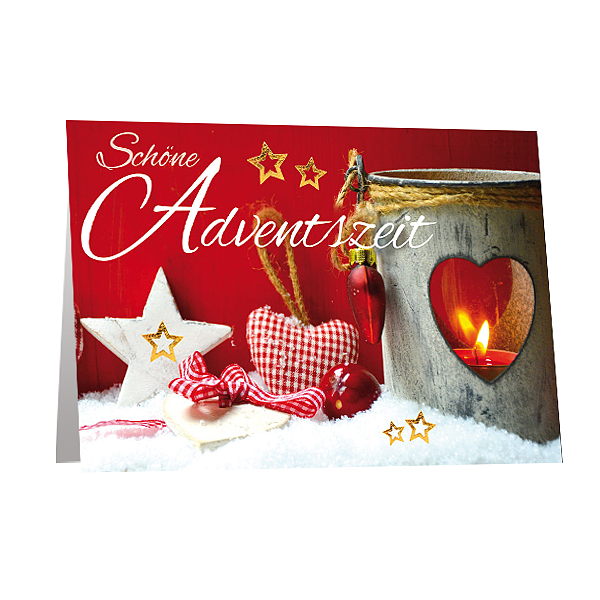 Motivkarte "Schöne Adventszeit"