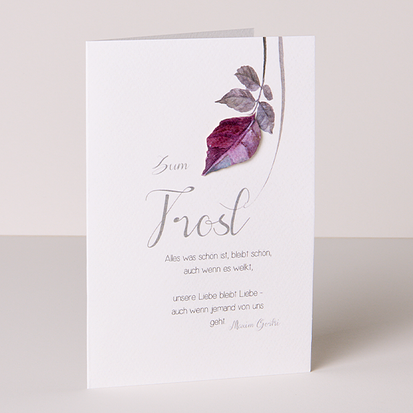 Motivkarte „Zum Trost“