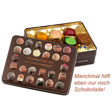 Präsentdose „Manchmal hilft...“ Präsentdose „Manchmal hilft...“