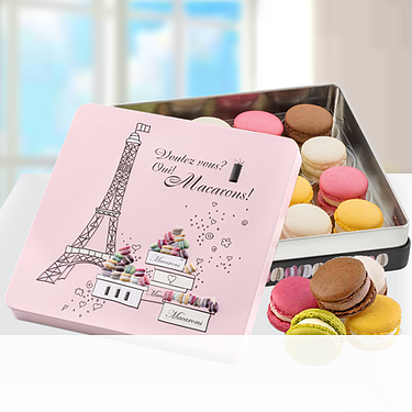 Macarons-Präsentdose "Voulez Vous" Macarons-Präsentdose "Voulez Vous"