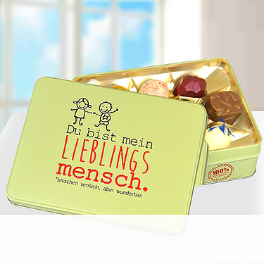 Präsentdose "Lieblingsmensch" Präsentdose "Lieblingsmensch"