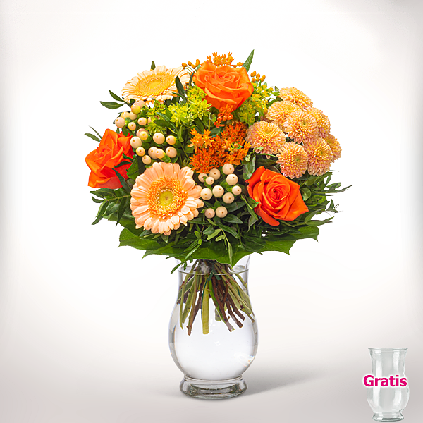 Blumenstrauß Harmonie mit Vase