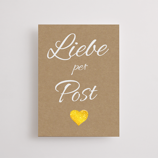 Motivkarte "Liebe per Post"