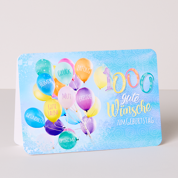 Motivkarte „1000 Wünsche“