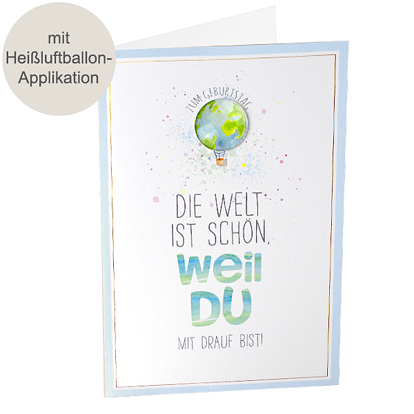 Motivkarte zum Geburtstag