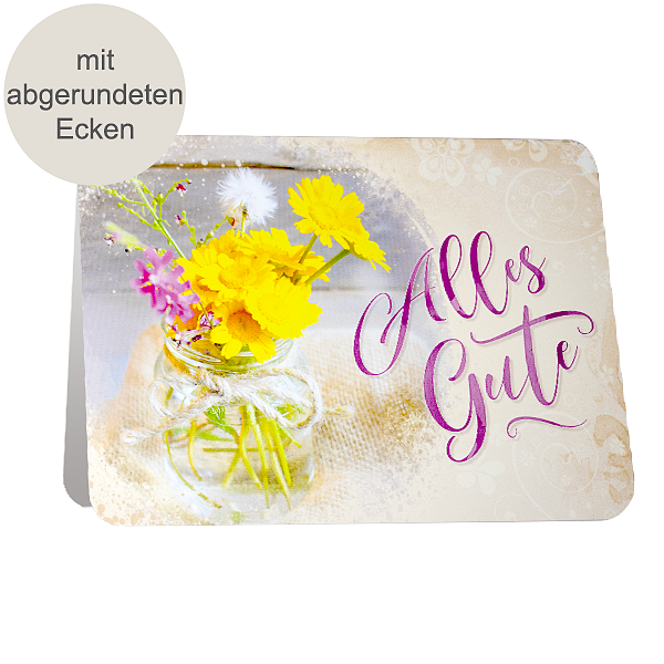 Motivkarte "Alles Gute"