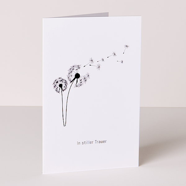 Motivkarte „In stiller Trauer“