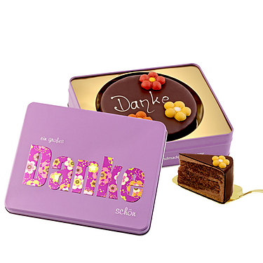 Sachertorte „Danke“ Sachertorte „Danke“