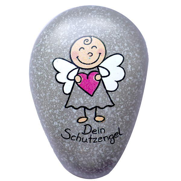 Schutzengel-Schokoladen-Täfelchen mit Talisman
