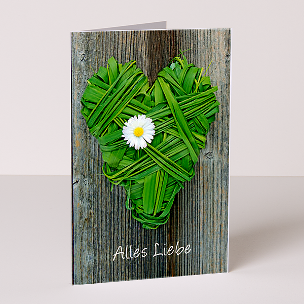 Grußkarte "Alles Liebe"