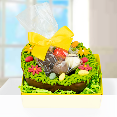 Baumkuchenfigur "Osternest" Baumkuchenfigur "Osternest"
