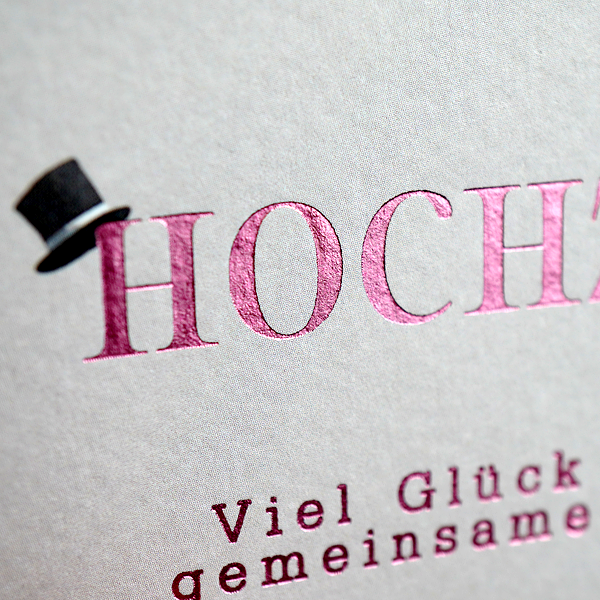 Motivkarte "Herzlichen Glückwunsch zur Hochzeit"