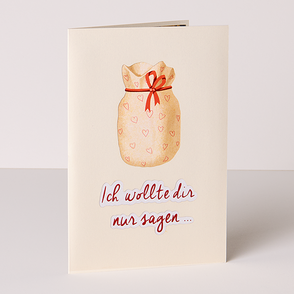 Pop-Up Karte "So sehr mag ich dich"