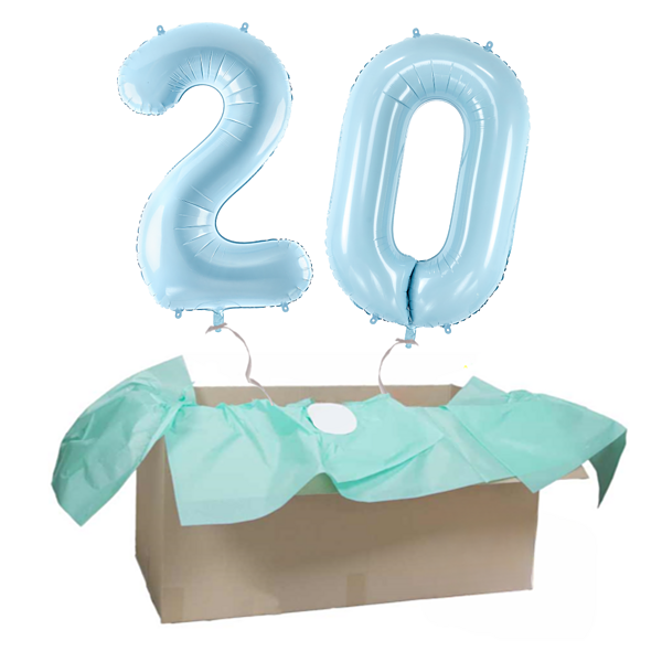 Heliumballon-Geschenk XXL-Zahlen