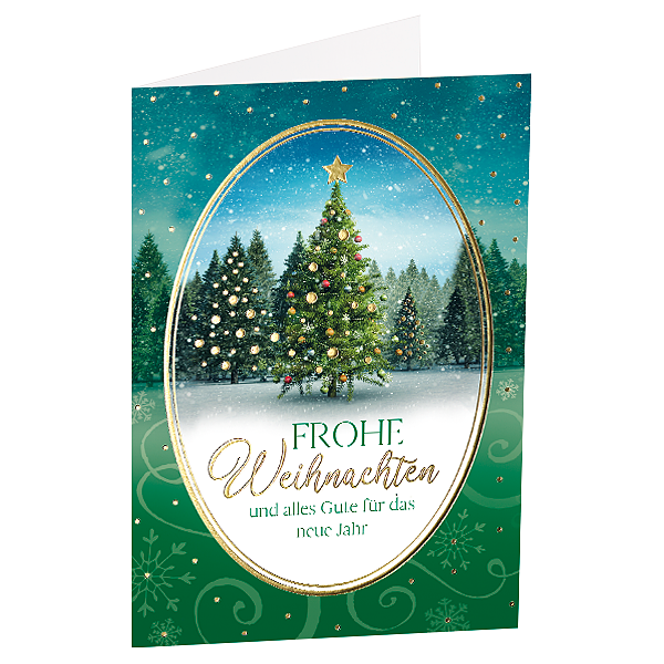 Motivkarte „Frohe Weihnachten...“