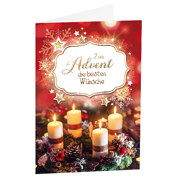 "Zum Advent die besten Wünsche"