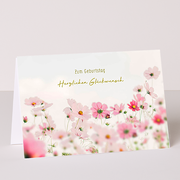 Motivkarte „Zum Geburtstag“