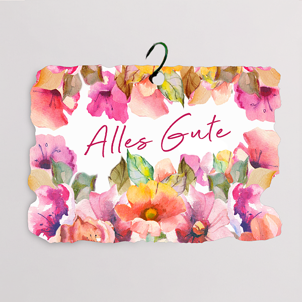 Blumenstecker „Alles Gute“
