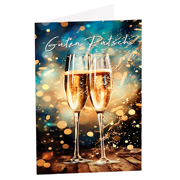 Motivkarte "Guten Rutsch"