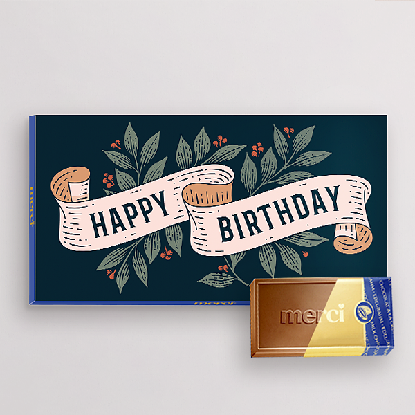 Merci „Happy Birthday“