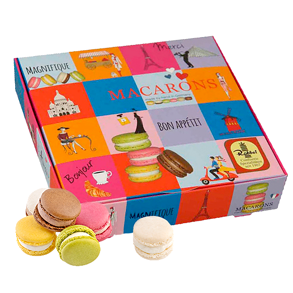 Macaron Präsentdose Paris