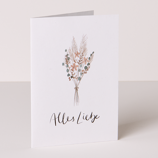 Motivkarte „Alles Liebe“