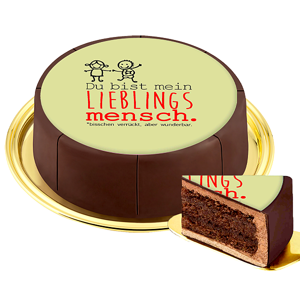 Motiv-Torte „Lieblingsmensch"