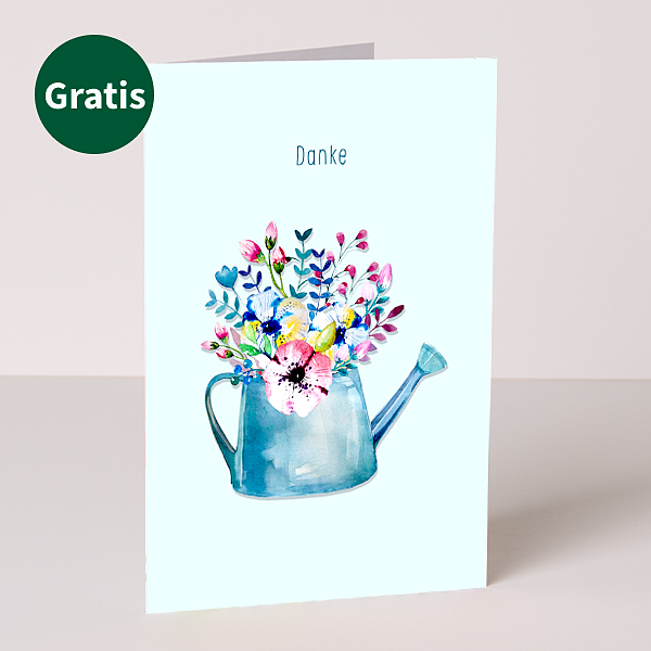 Motivkarte „Danke“