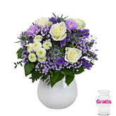 Trauerstrauß Anteilnahme mit Vase