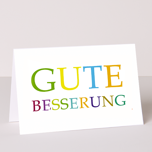 Motivkarte „Gute Besserung“