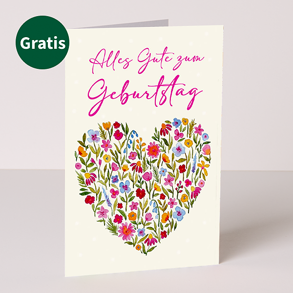 Motivkarte „Alles Gute zum Geburtstag“